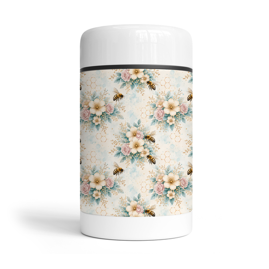 Thermos repas - Abeilles motif répétés