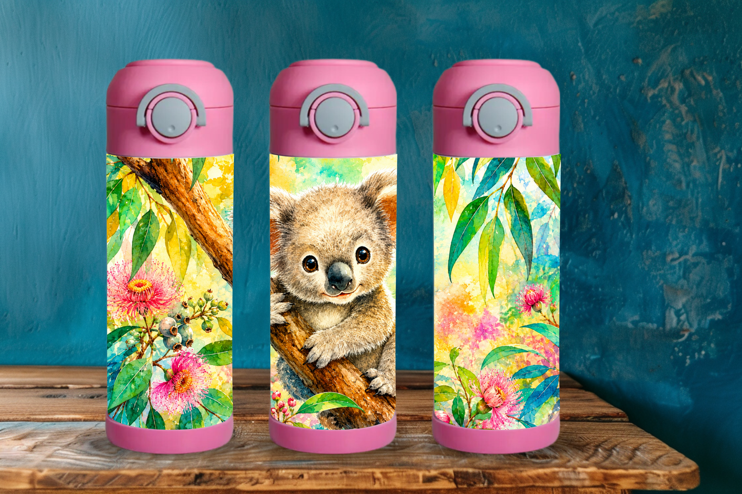 Bouteille enfant 12 oz - Koala dans les branches