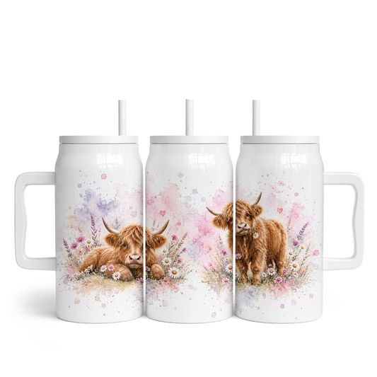Tasse isotherme 50 oz - Vaches Highlands