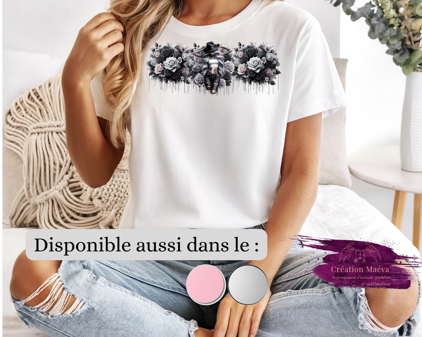 Chandail sublimé - Black&White