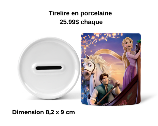 Tirelire - Longs cheveux