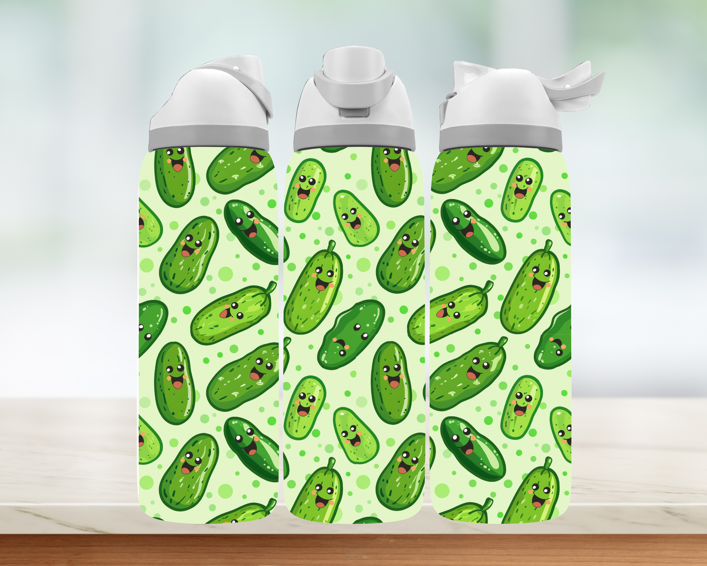 Bouteille style Owala - Cornichon