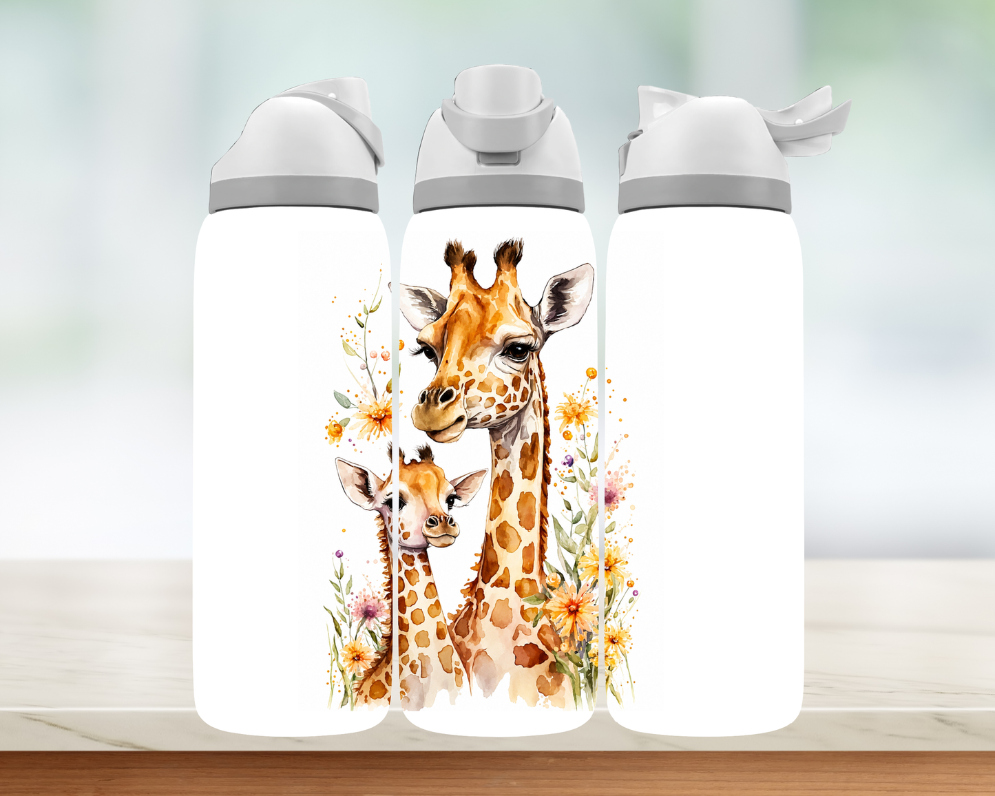 Bouteille style Owala - Girafe