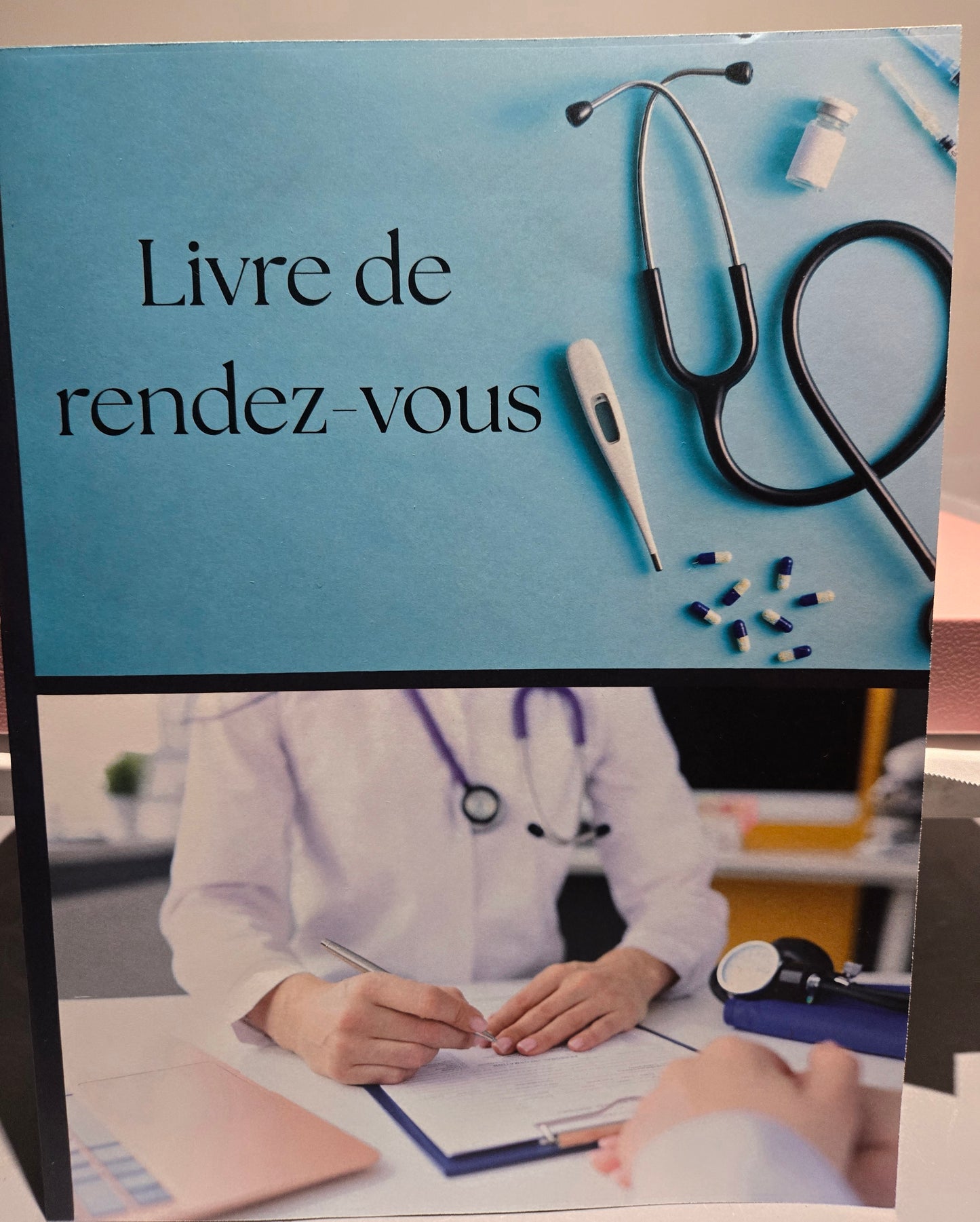 📘 Agenda de rendez-vous médical – Suivi santé complet
