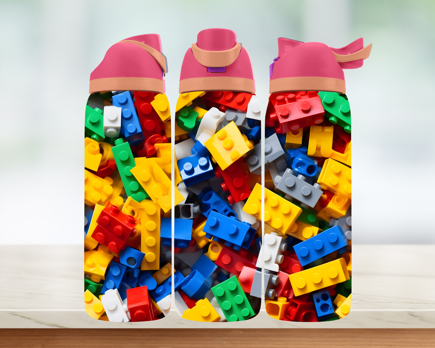 Bouteille style Owala - cubes à empiler