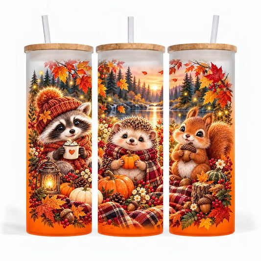 Verre givré 25 oz - Animaux magiques