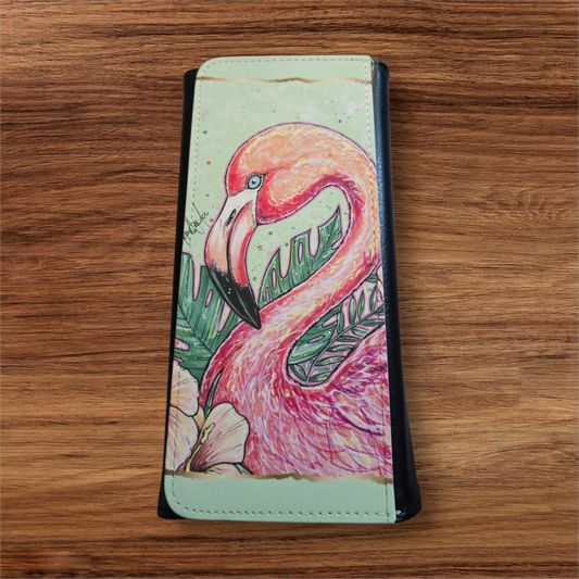 Porte-feuille - Flamant rose (design de MAF)