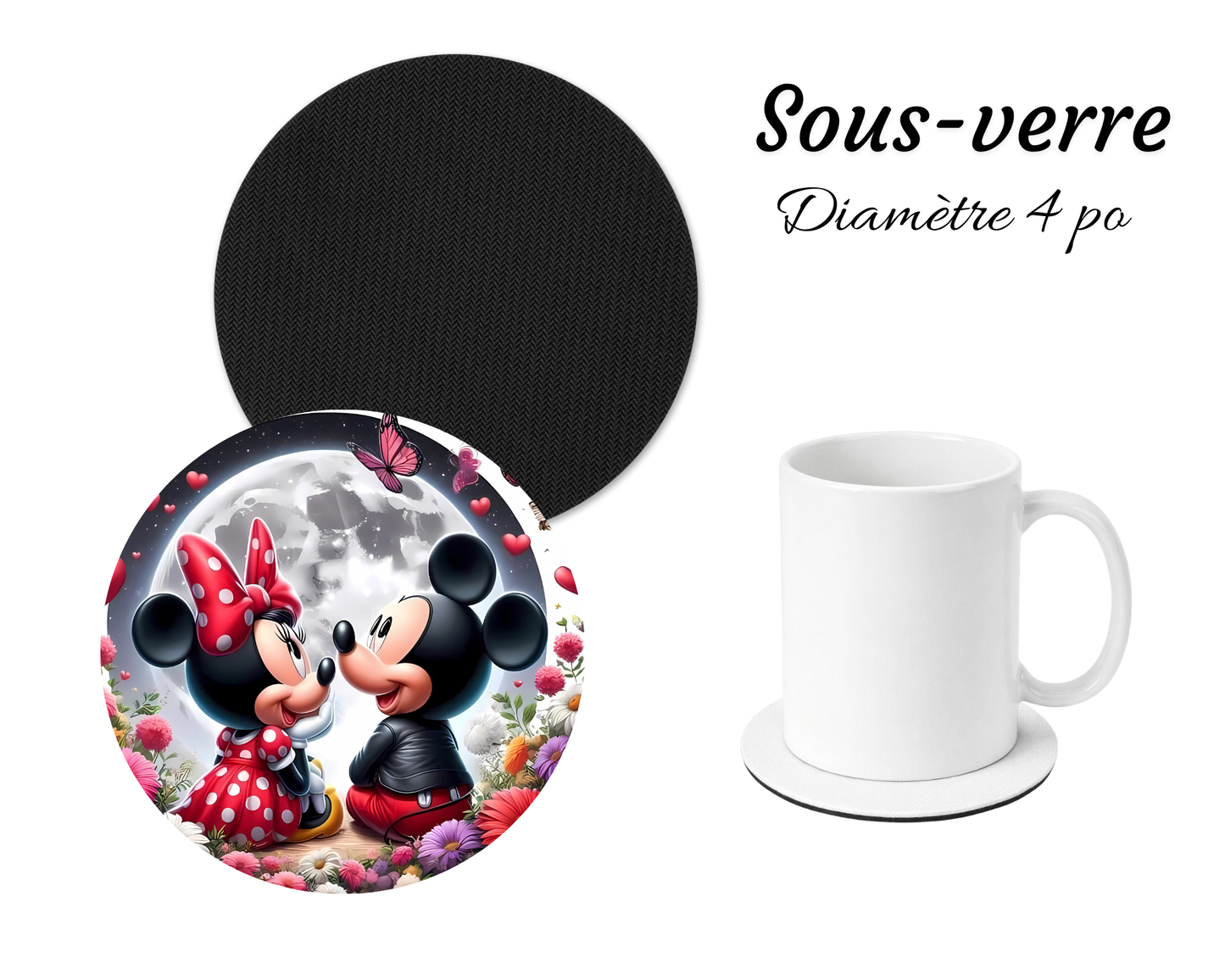 Sous-verre - Les souris