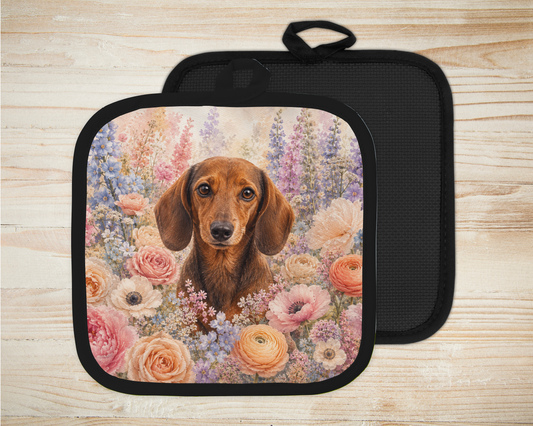 ✨️ Sous-plat sublimé - Teckel&Fleurs