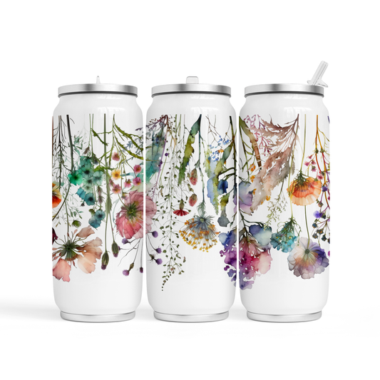 🥤 Can Cola 17 oz - Fleurs inversés