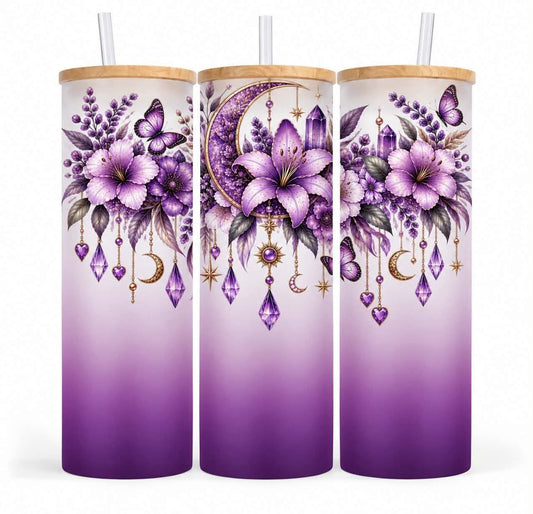 Verre givré 25 oz - Lune