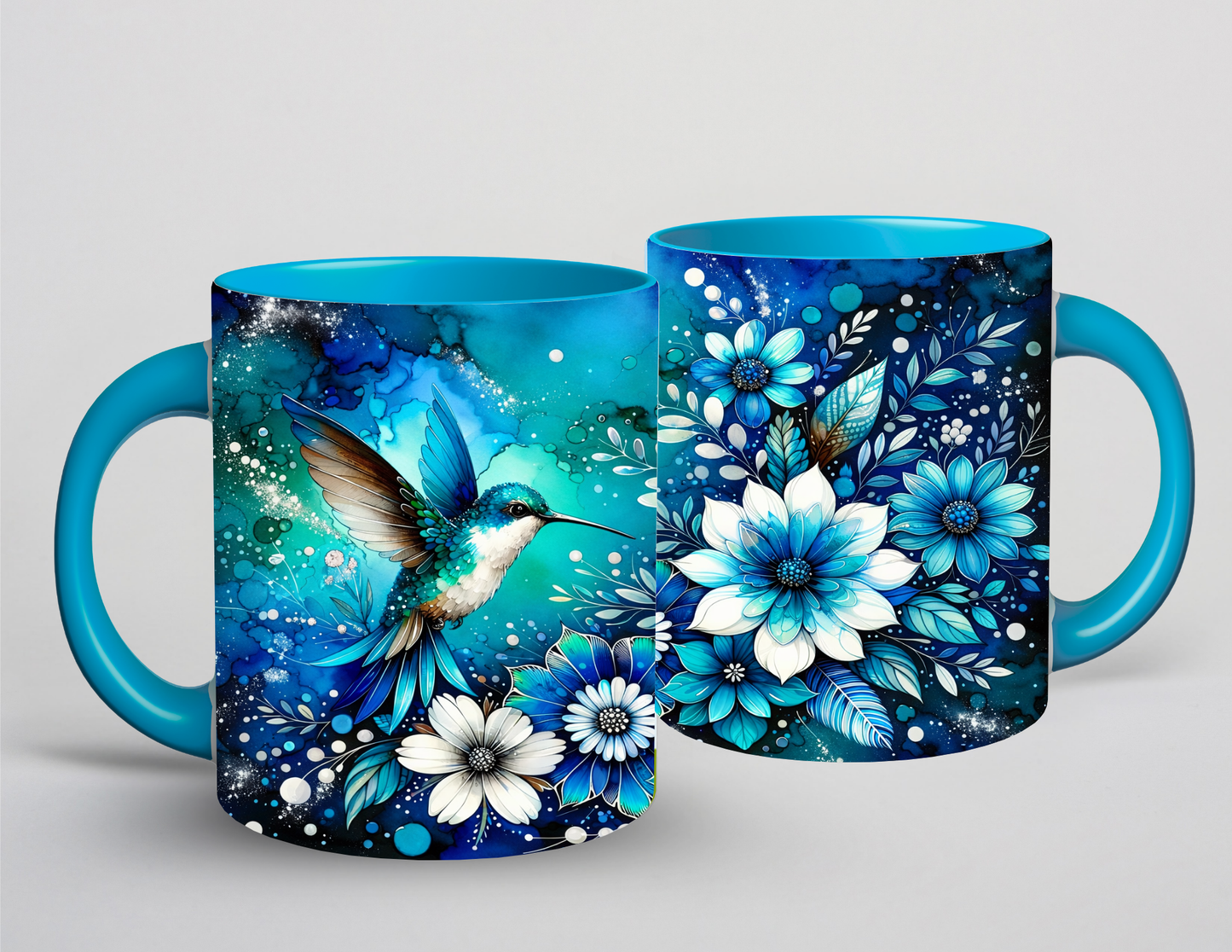 Tasse bleu - Colibri