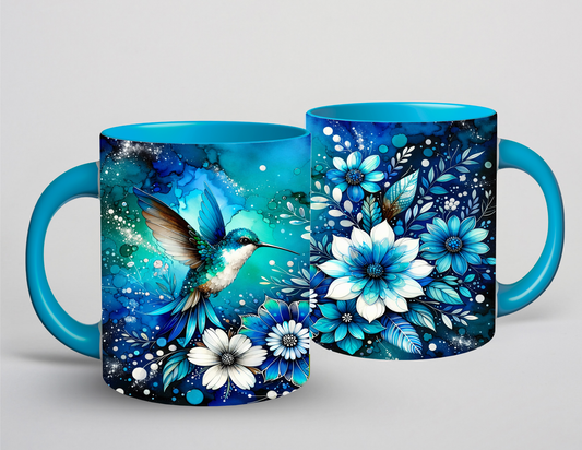 Tasse bleu - Colibri