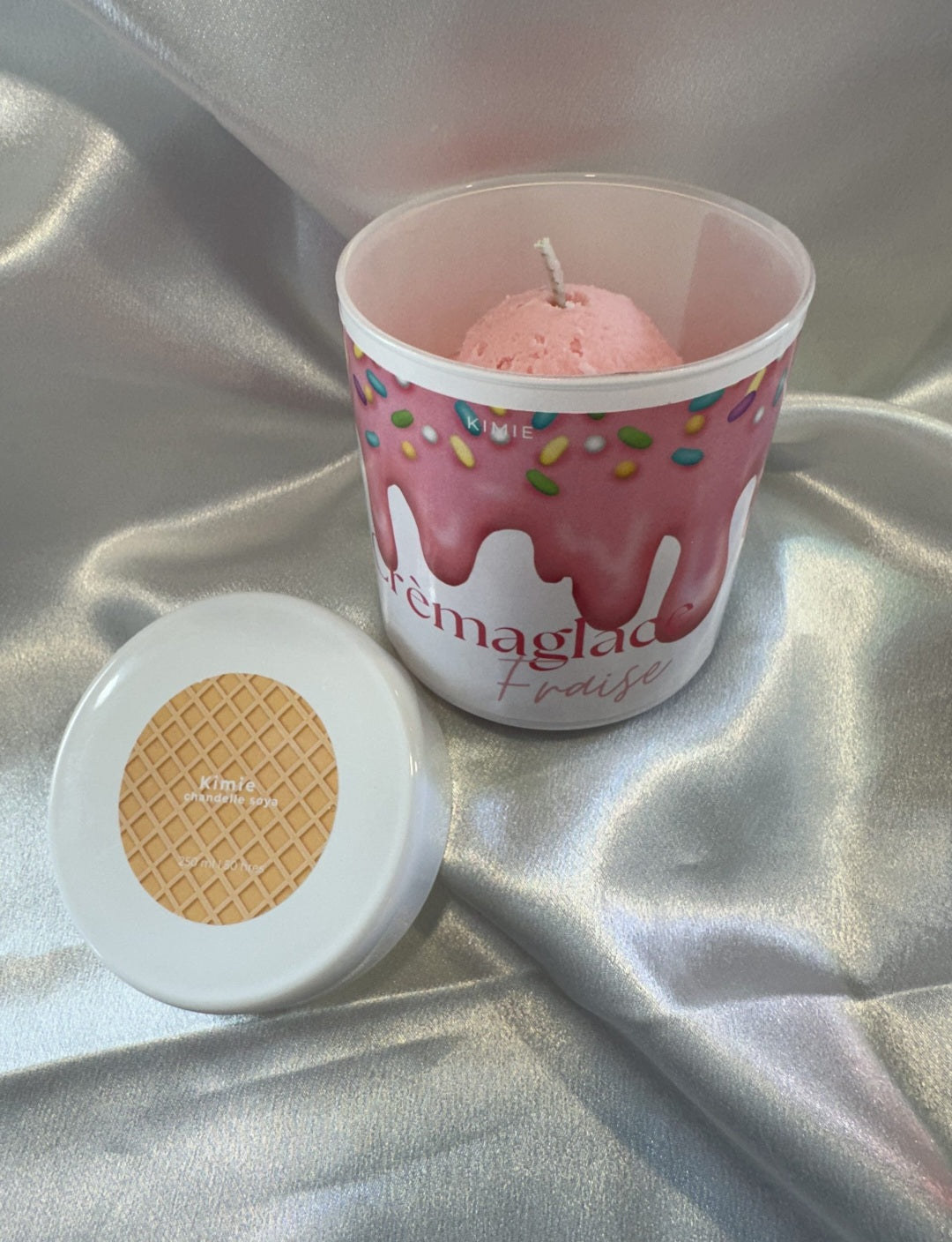 Bougie - crème glacée
