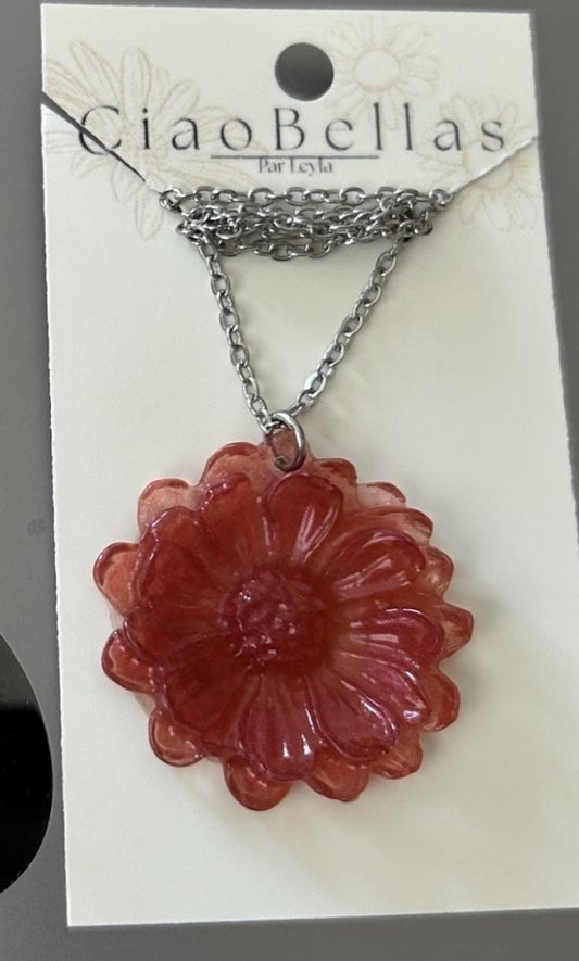 Collier - Floraline Rouge