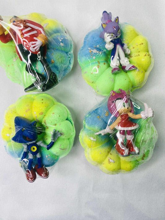 Bombe de bain avec jouets aléatoire - Le rapide bleu