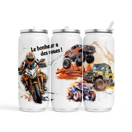 🥤 Can Cola 17 oz - Le bonheur a des roues