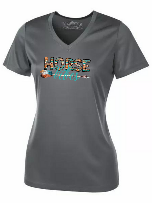V-neck plume - Horse vibes