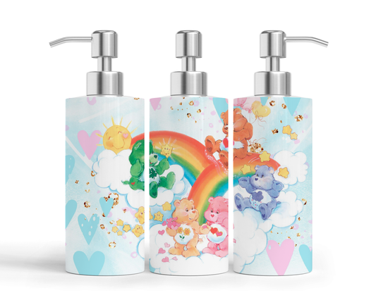 Pompe à savon - Ourson coloré