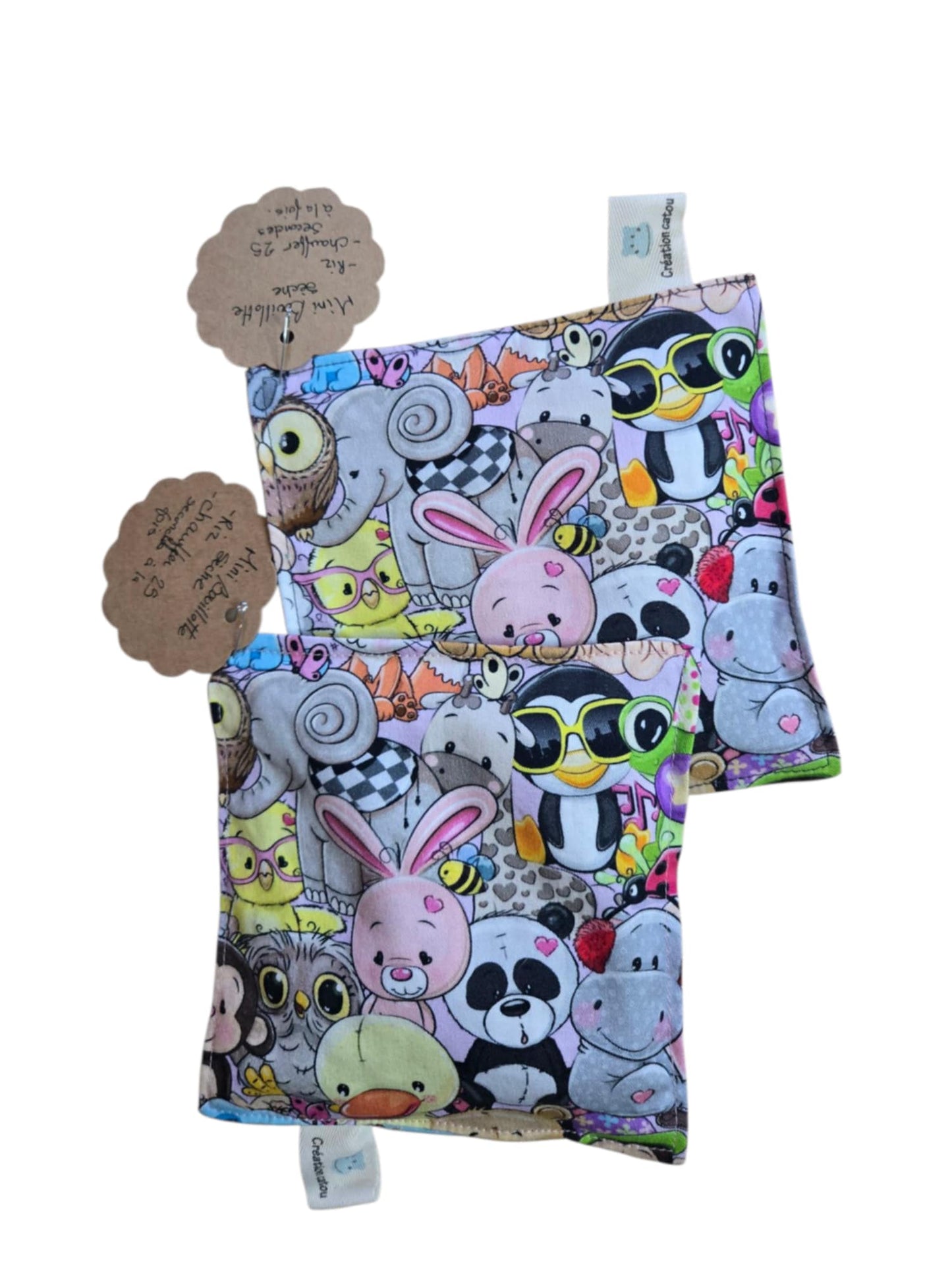 Petit sac chauffant animaux