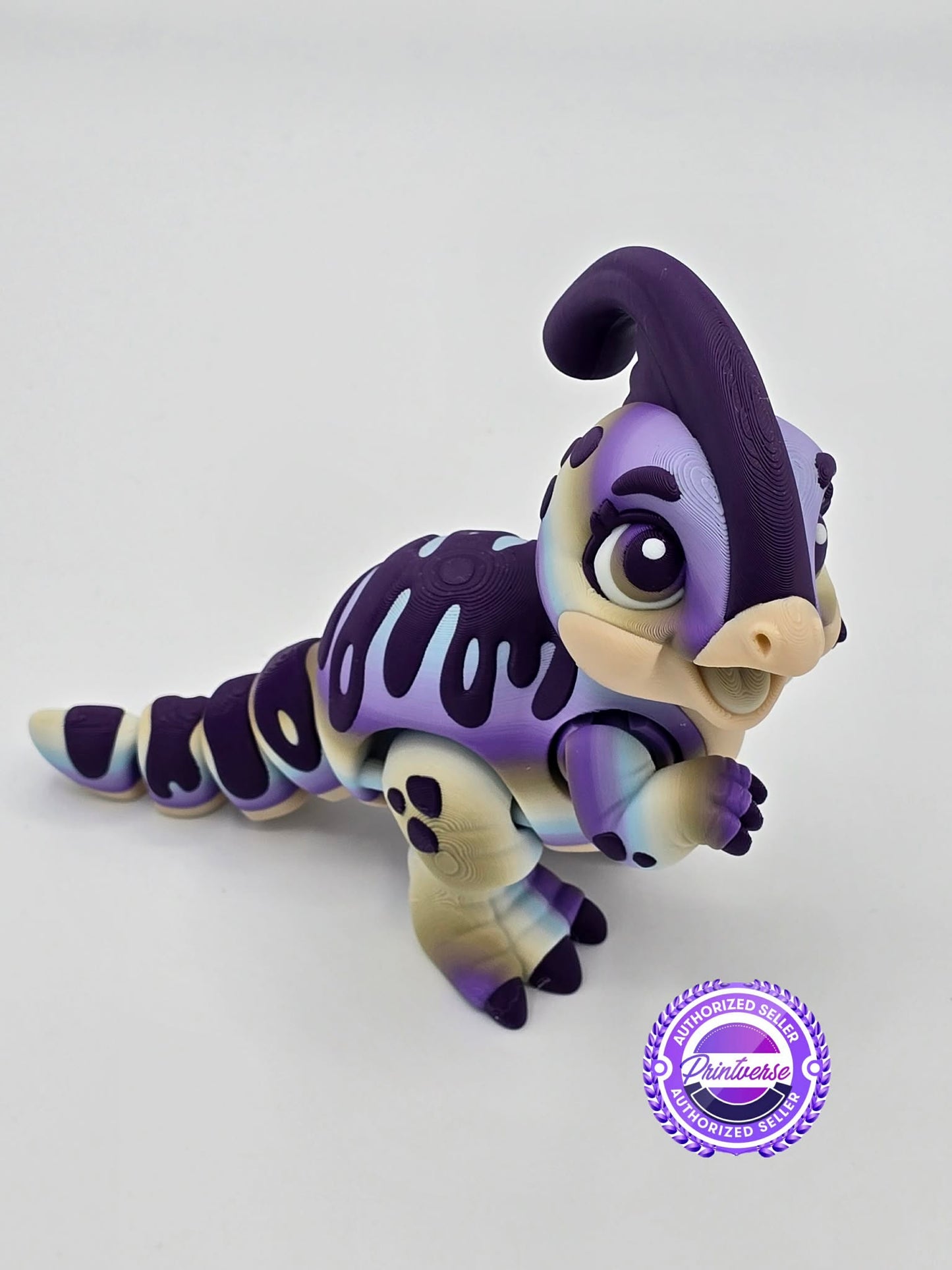Dino mauve en 3D