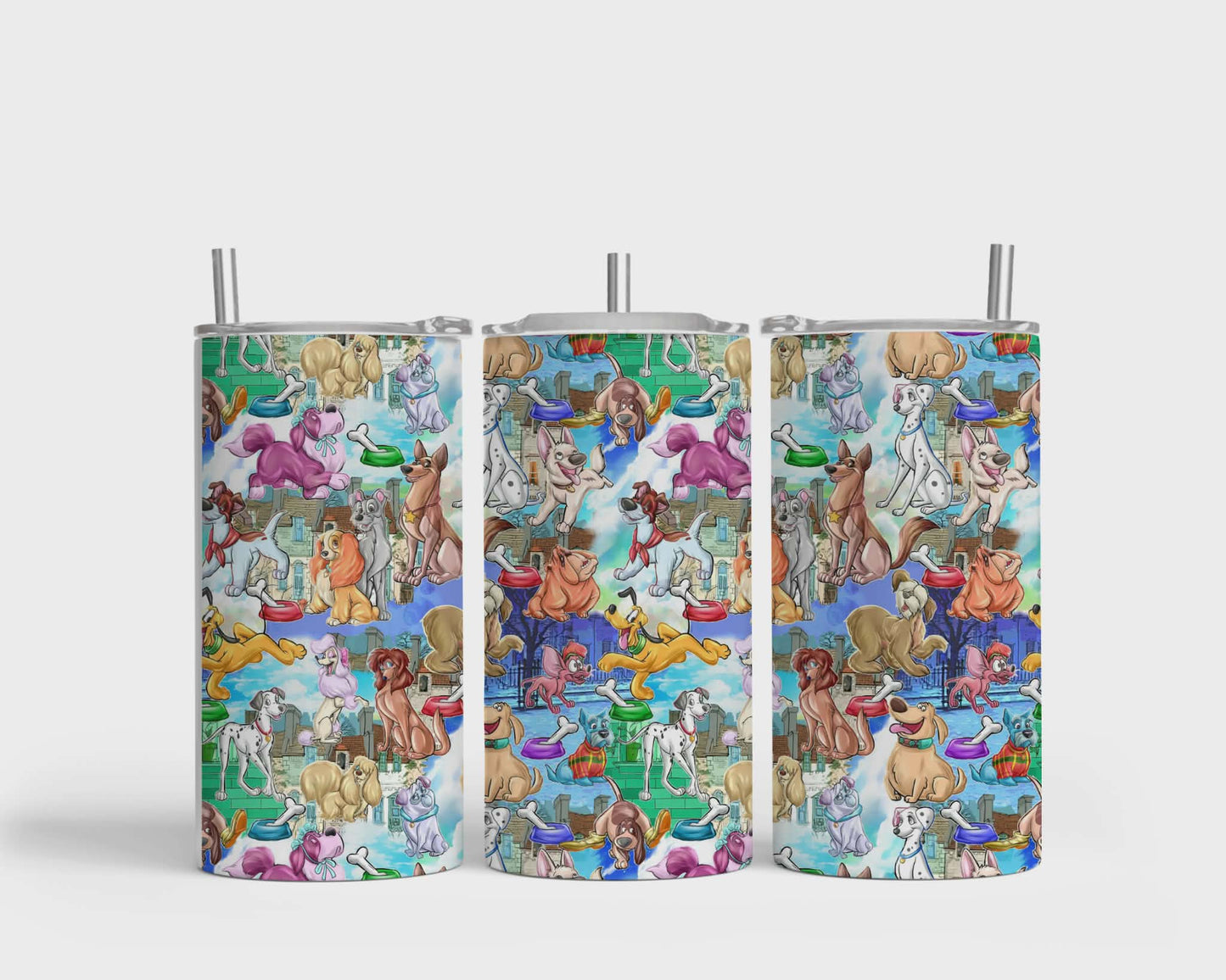 Tumbler isotherme 12 oz - Chien populaire