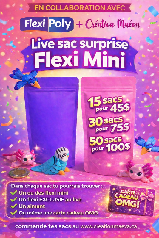 Live spécial flexi mini ✨️