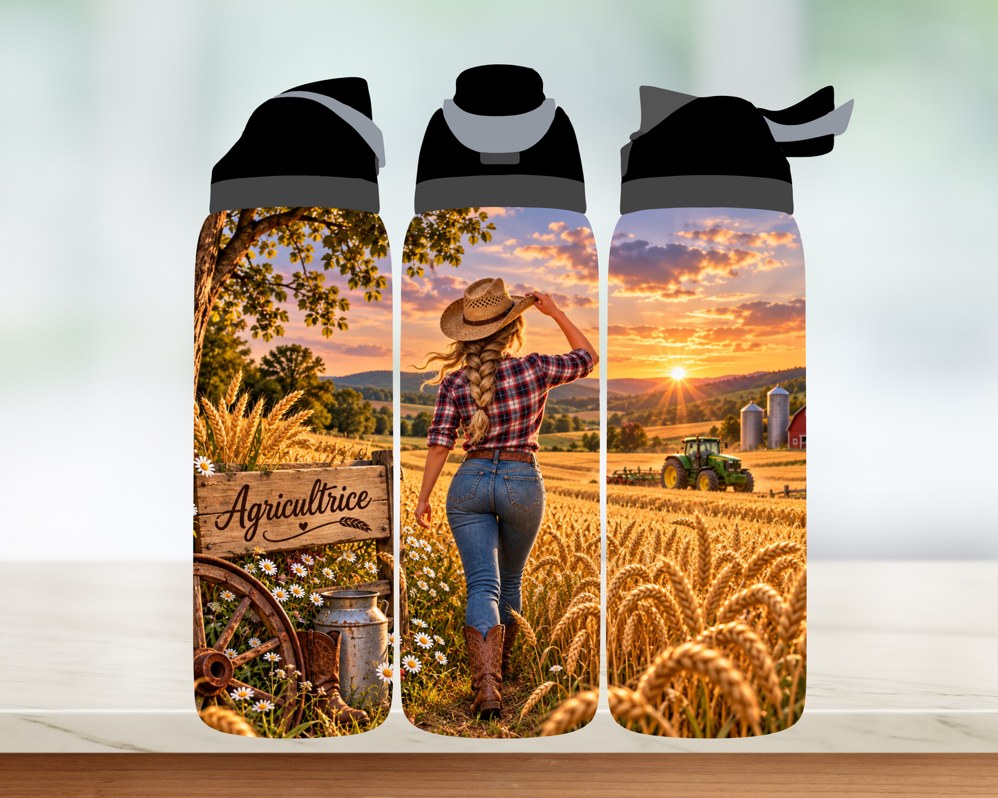Fichier numérique PNG – Agricultrice v.2 | Design pour sublimation – IMAGE SEULEMENT
