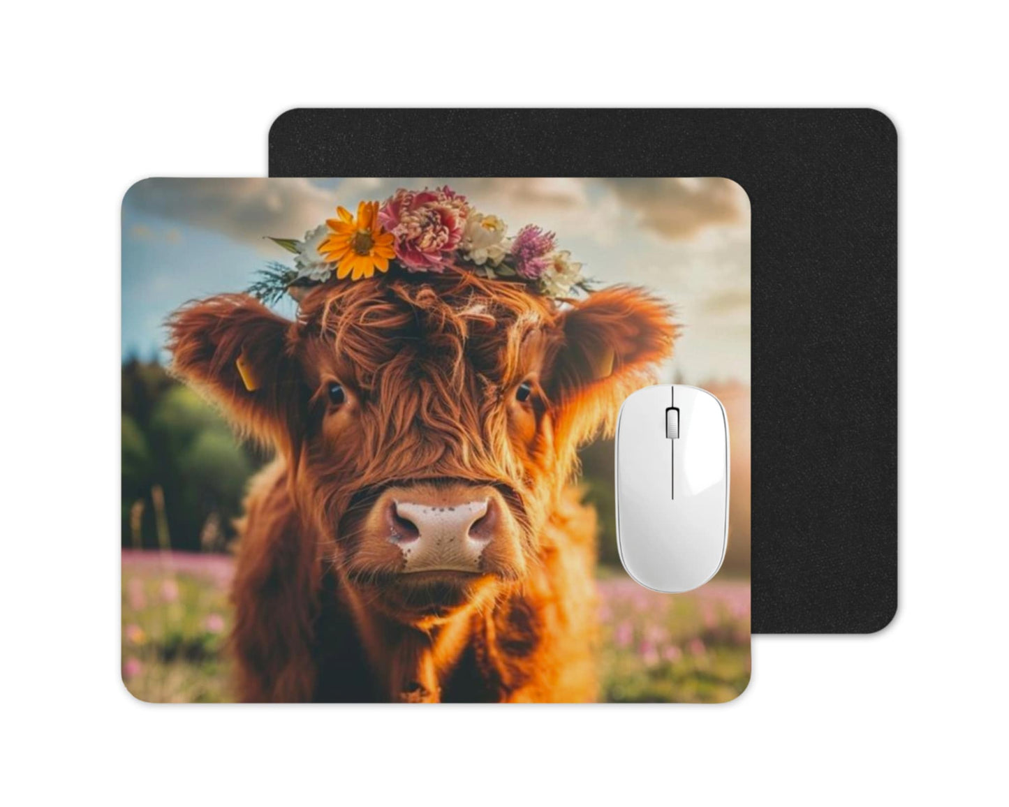 Tapis de souris - Vache mignonne