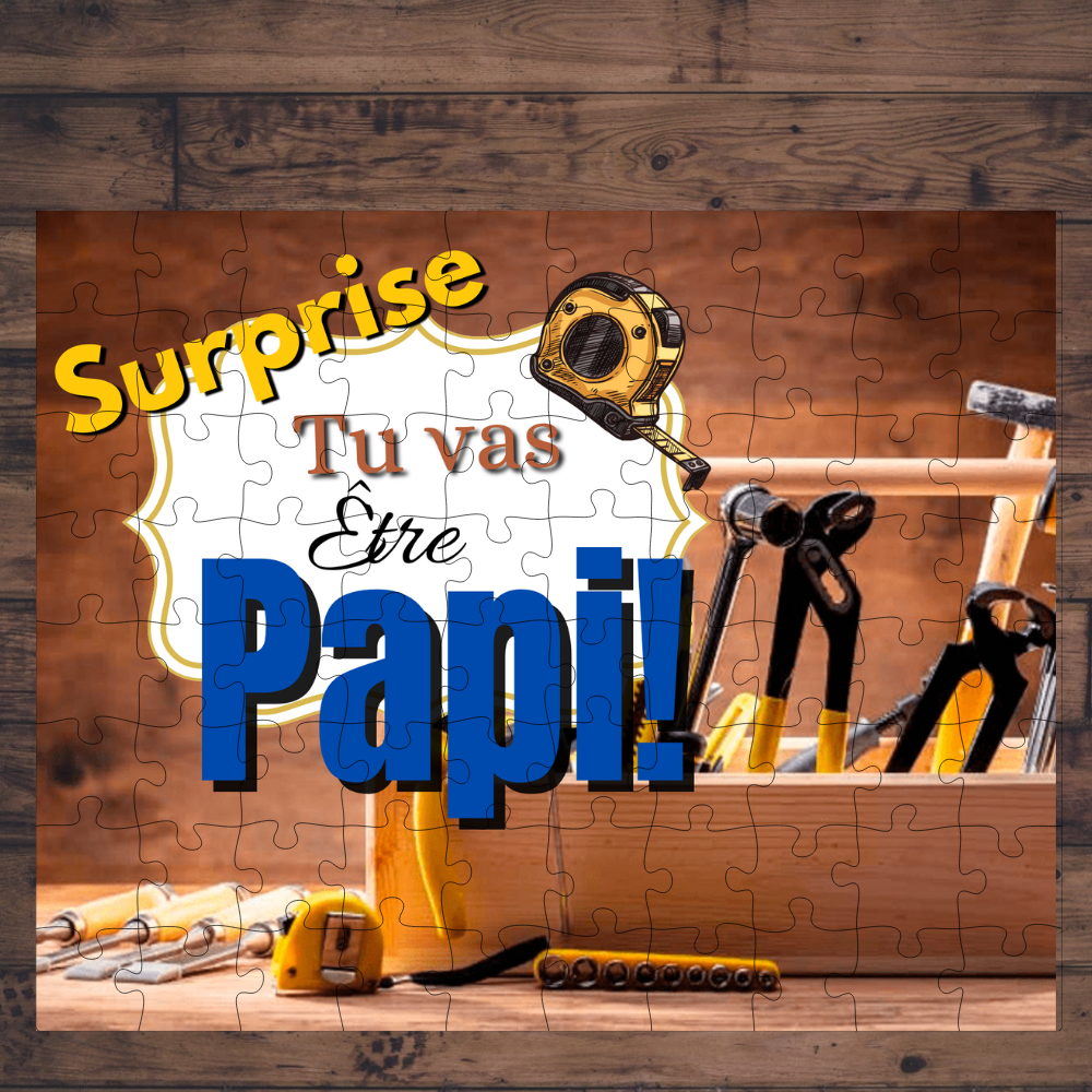 🧩 Casse-tête sublimé - Papi