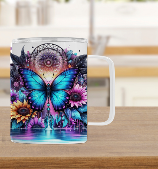 Tasse isotherme - Papillon vif