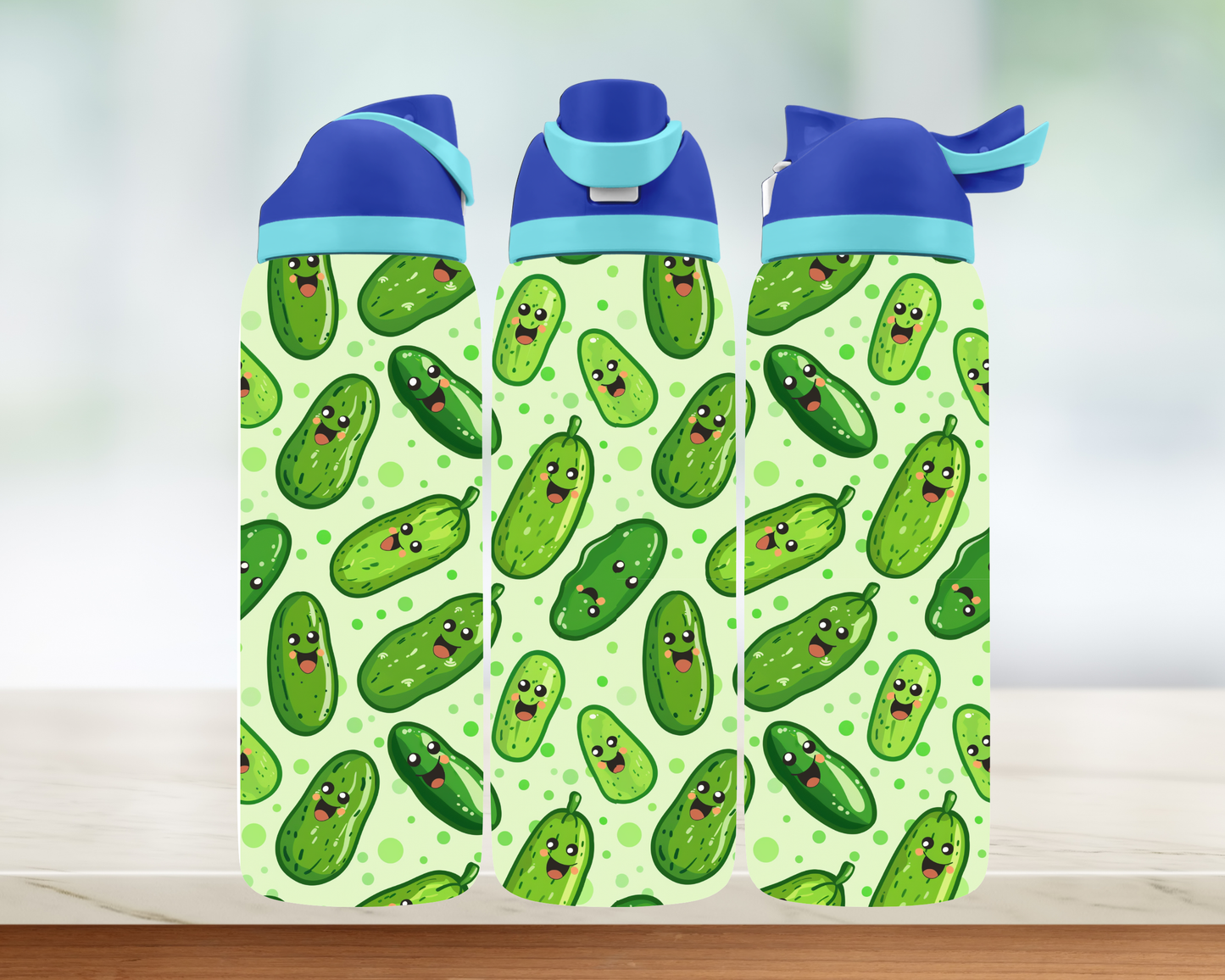 Bouteille style Owala - Cornichon