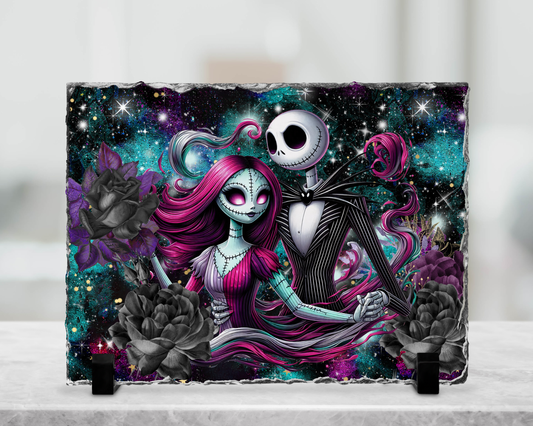 Plaque en ardoise sublimé - Squelette (audz)