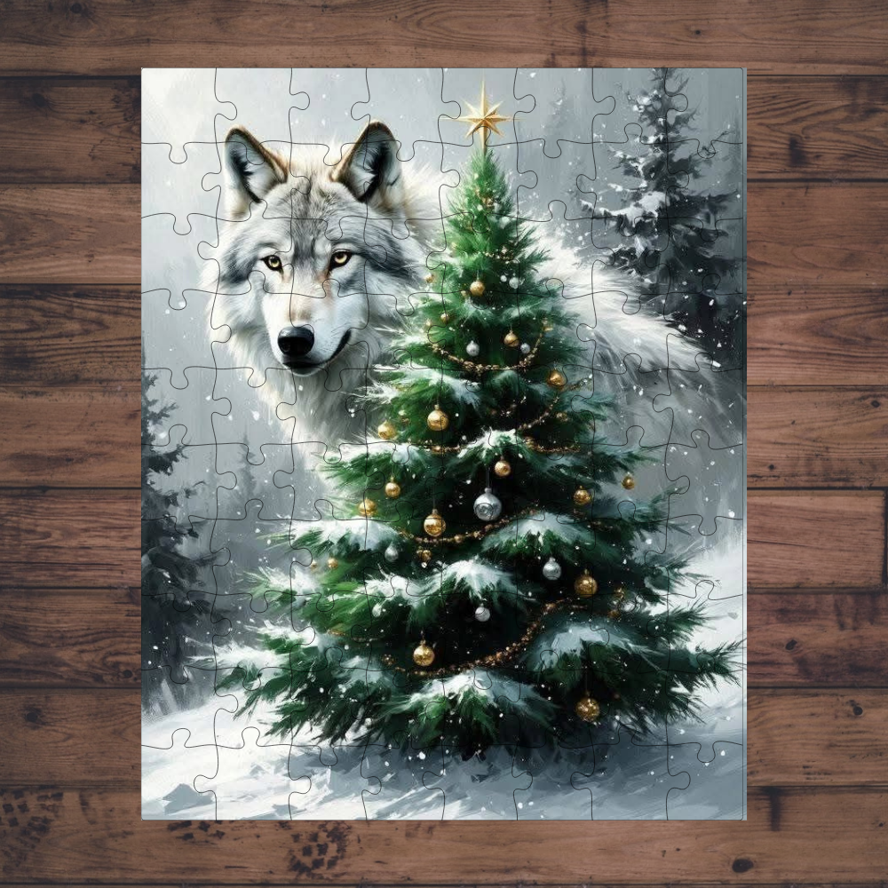 🧩 Casse-tête sublimé - Loup&Sapin