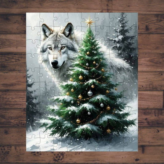 🧩 Casse-tête sublimé - Loup&Sapin