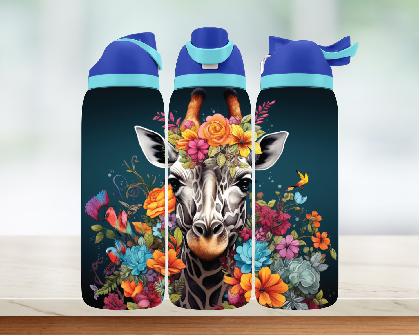 Bouteille style Owala - Girafe