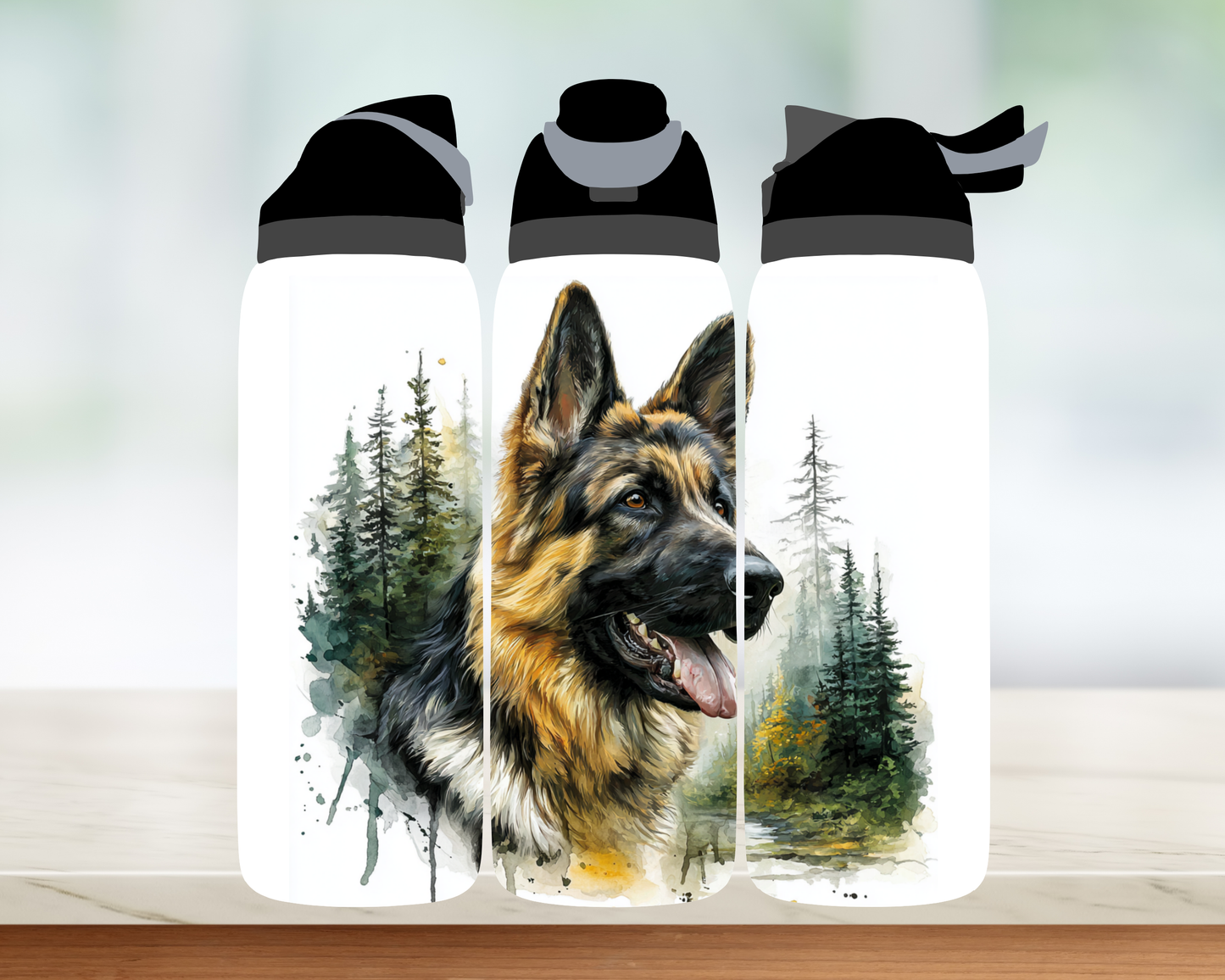 Bouteille style Owala 32 oz - Berger Allemand