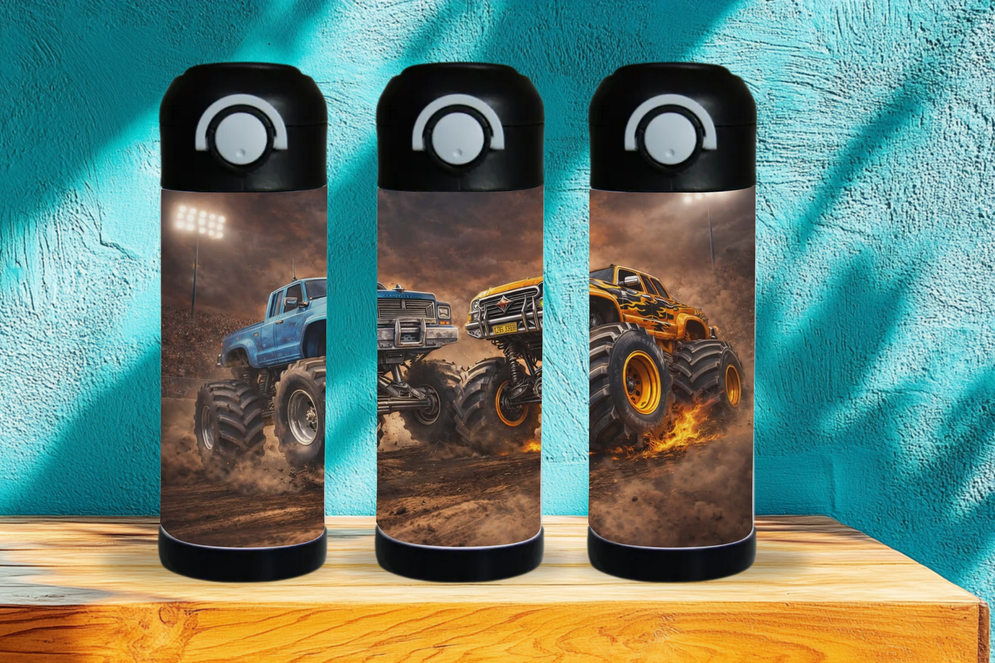 Bouteille enfant 12 oz - Monster Truck
