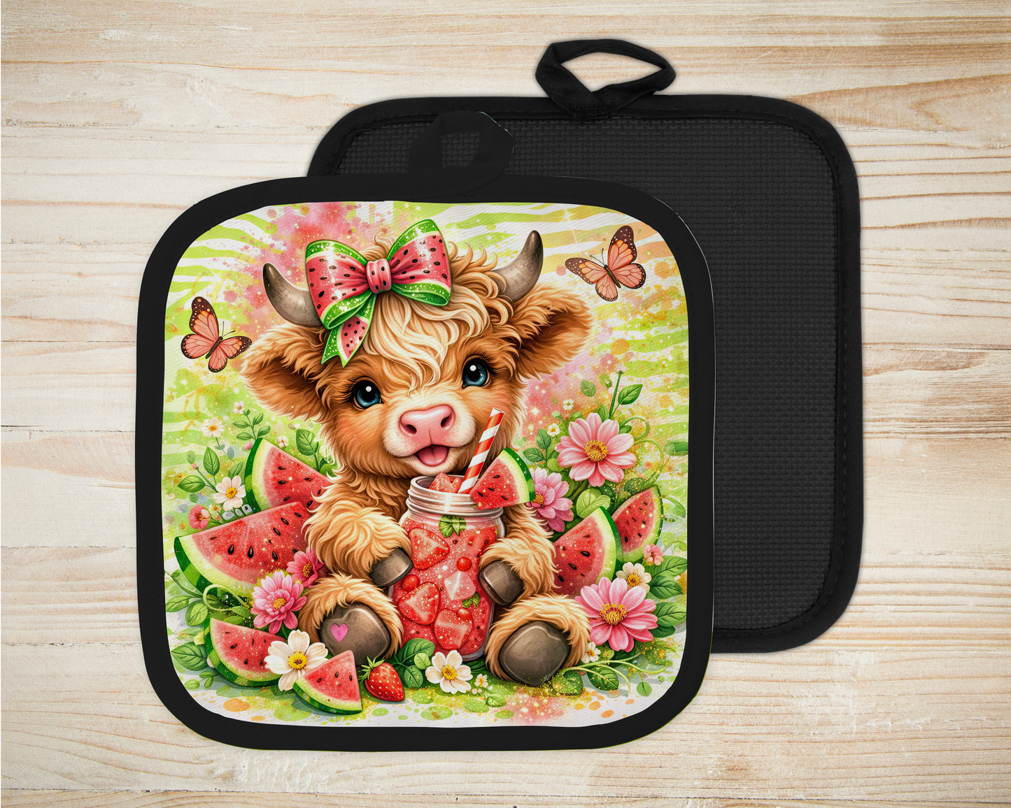 ✨️ Sous-plat sublimé - Vache Melon