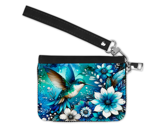 Petit Porte-Monnaie - Colibri bleu