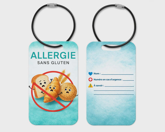 Étiquette d’alerte allergie ⚠️ - Sans Gluten