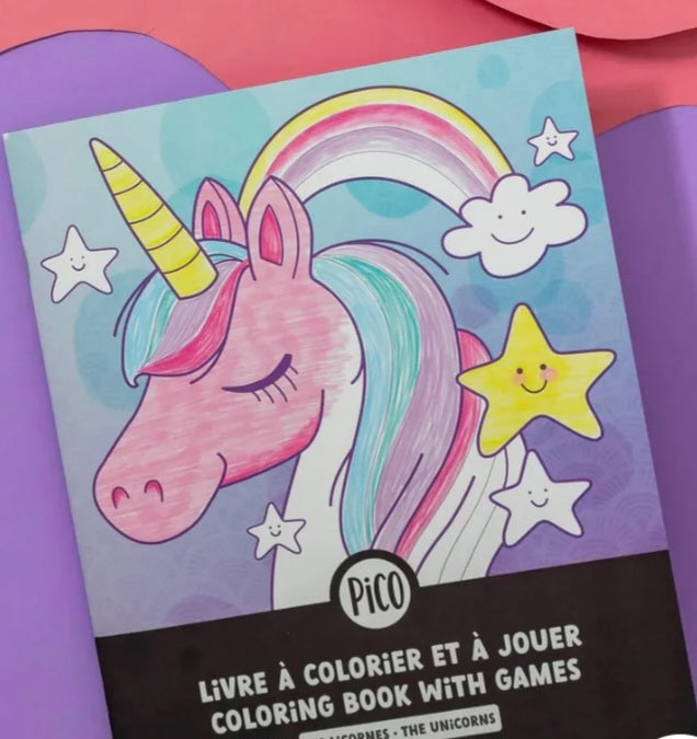 Livre a colorier et a jouer -Pico
