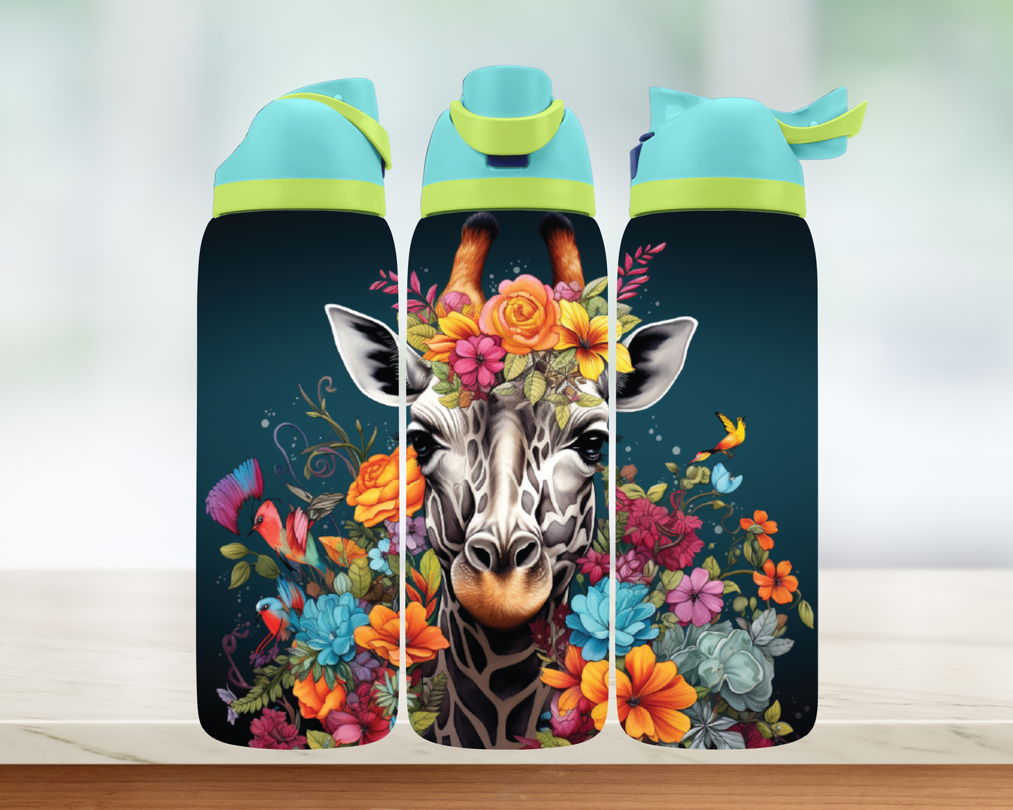 Bouteille style Owala - Girafe