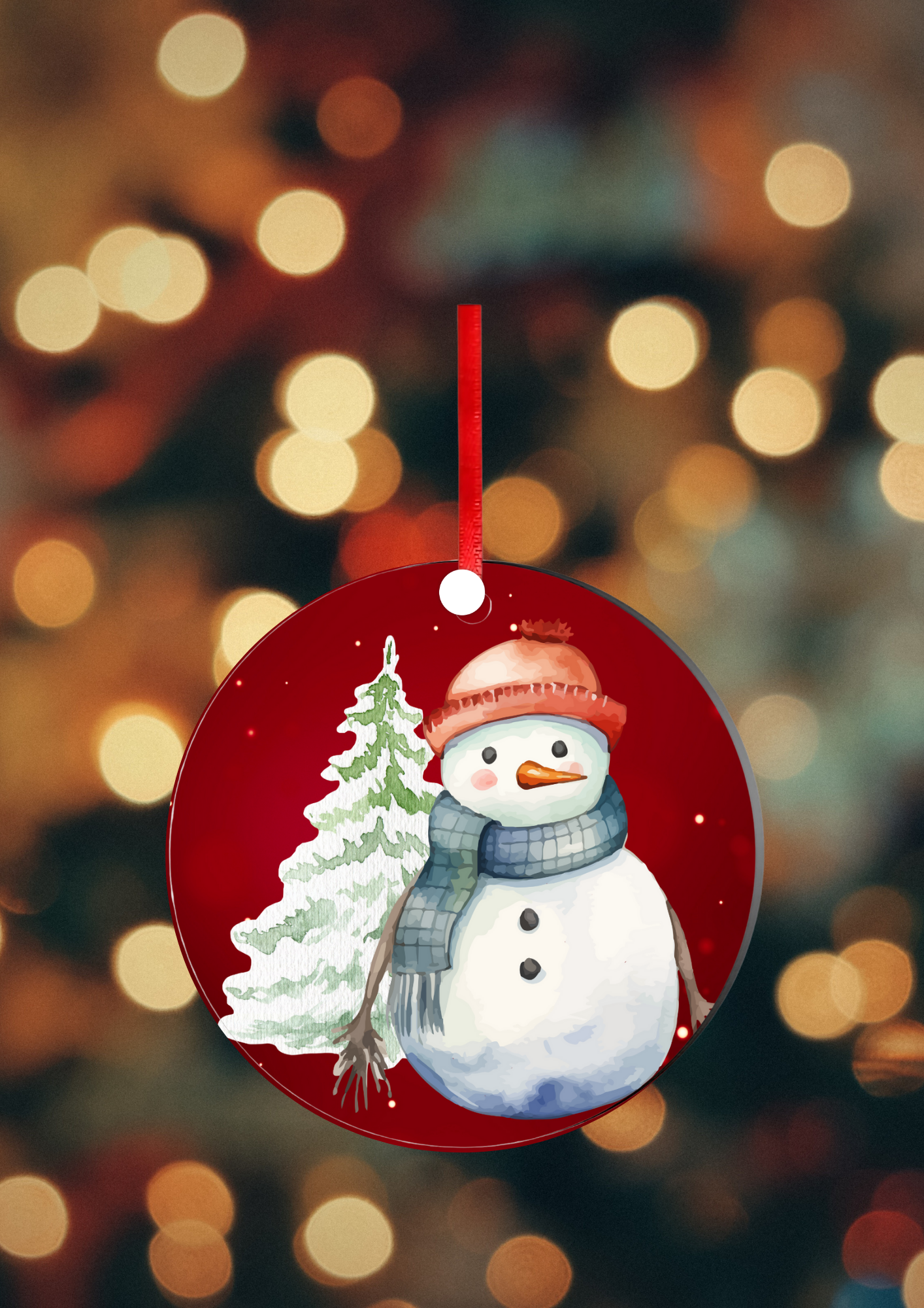 Boule de Noël  - Bonhomme de neige