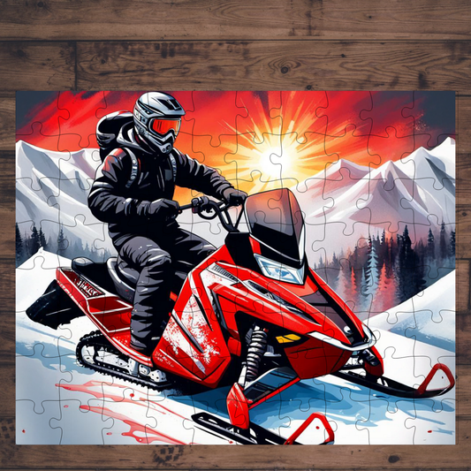 🧩 Casse-tête sublimé - Motoneige2