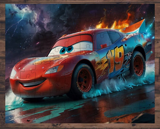 🧩 Casse-tête sublimé - voiture de course