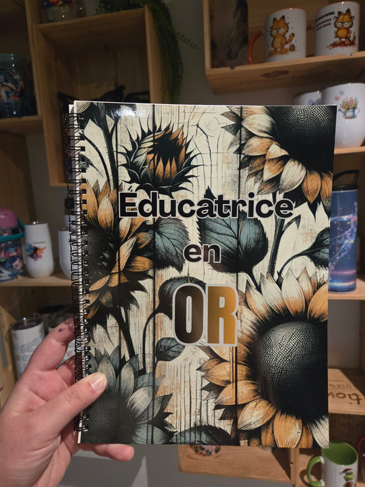 Cahier de notes - En Or