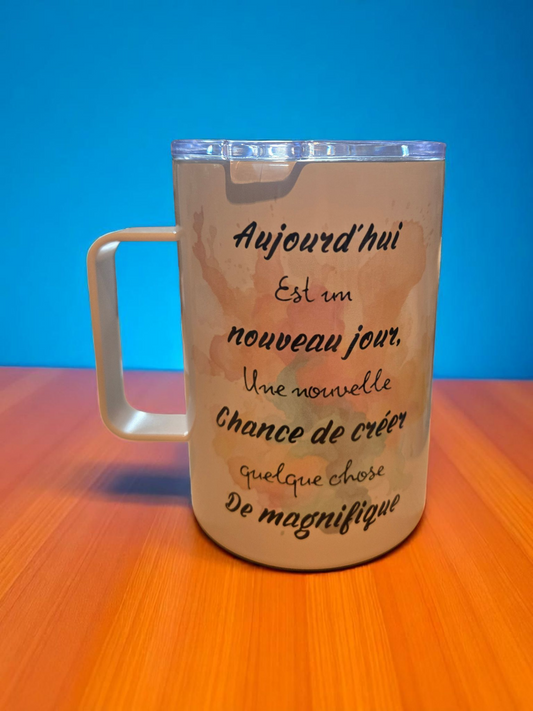 Tasse isotherme - Un nouveau jour