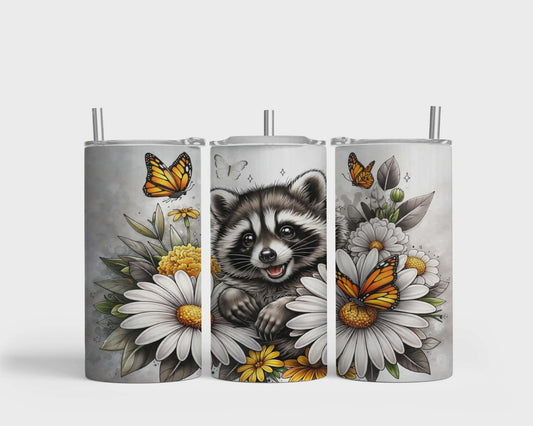 Tumbler isotherme 12 oz - Raton laveur