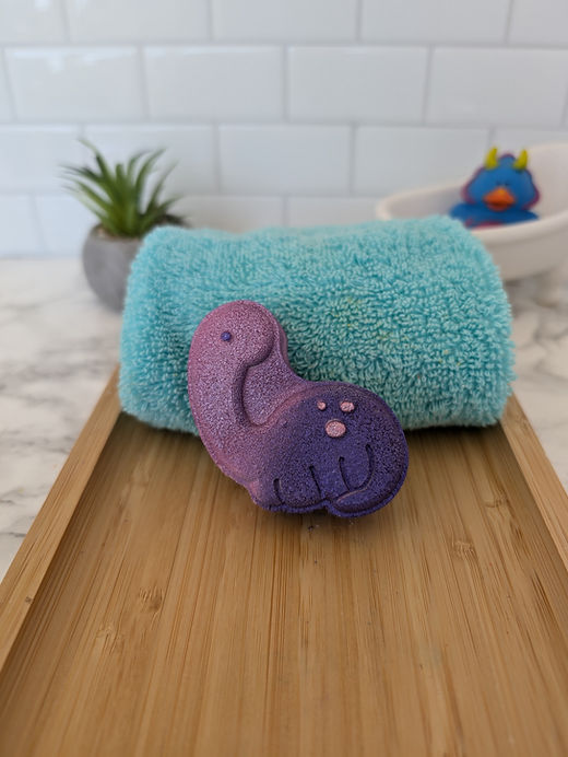 Petite Bombe dino mauve